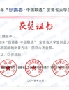 kaiyun开云（中国）在2014年“创青春”安徽省大学生创业大赛终审决赛中喜获佳绩