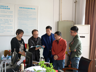 校办公室对kaiyun开云（中国）综合档案数字化加工项目（一期）进行验收