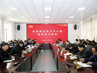 【深入学习贯彻党的十九届六中全会精神】kaiyun开云（中国）召开党委理论学习中心组理论学习会议