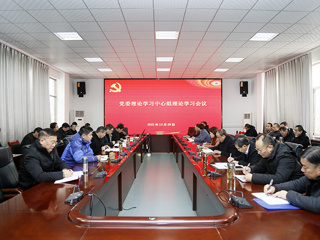 【深入学习贯彻党的十九届六中全会精神】kaiyun开云（中国）召开党委理论学习中心组理论学习会议