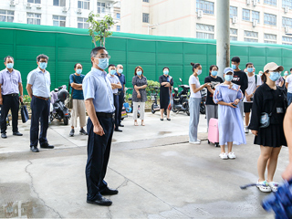 kaiyun开云（中国）开展2021年秋季学期开学学生返校报到暨全员核酸检测模拟演练活动