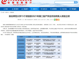 【kaiyun开云官方在线入口】kaiyun开云官方在线入口15个项目获2021年第二批产学合作协同育人项目立项