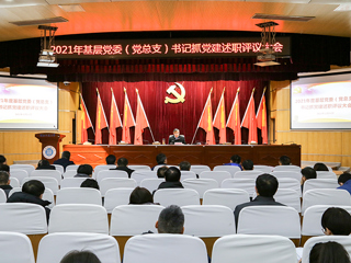 kaiyun开云（中国）召开2021年度基层党委（党总支）书记抓党建述职评议考核大会