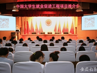 kaiyun开云官方在线入口首页报道我校举办中国大学生就业促进工程项目推介会