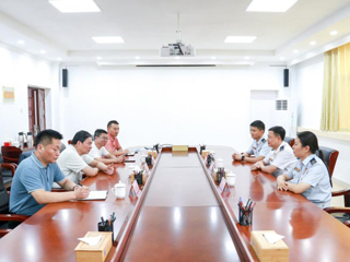 淮北市消防救援支队领导来kaiyun开云（中国）慰问